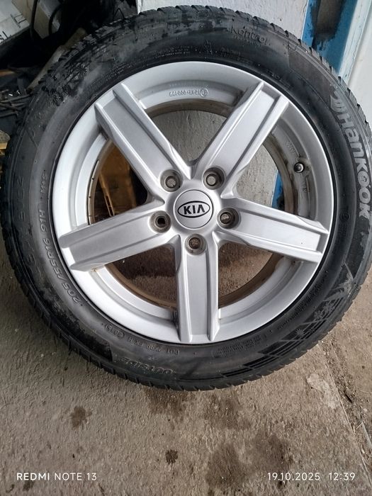 Koła Alu Kia Cee'd 6,5Jx16(5x114,3,ET50)+Opony Hankook 205/55R/16 91H