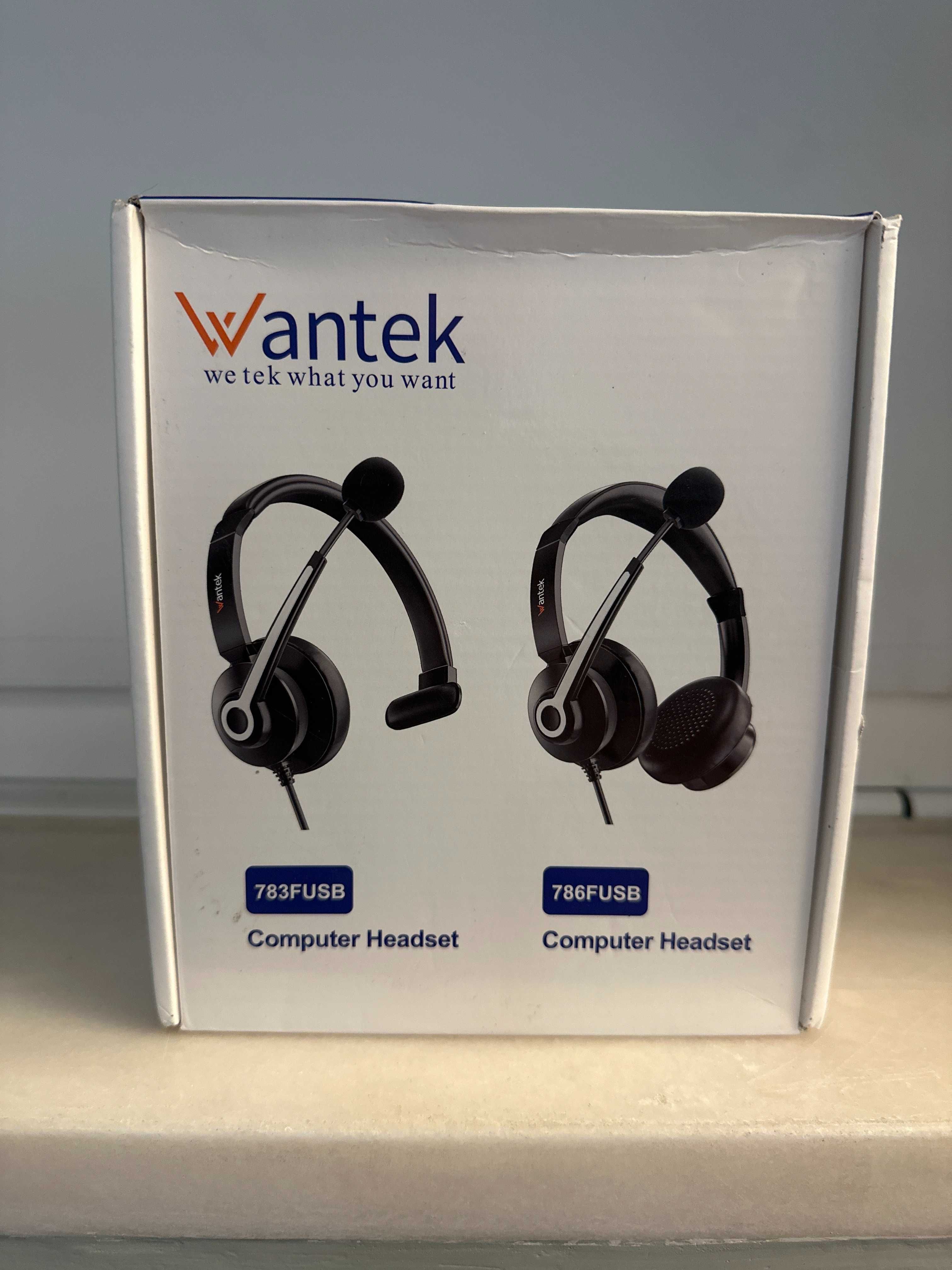 VENDO Headset Profissional Wantek 786FUSB c/ Microfone (NOVO na Caixa)
