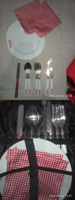 Новый Рюкзак с набором для пикника на 2 персоны барбекю гриль