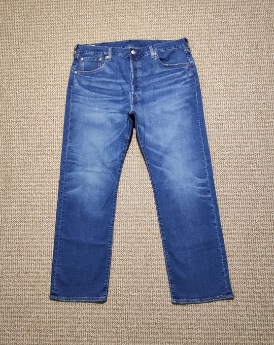 Levi's 501 premium W38 L30 джинси straight оригінал блакитні