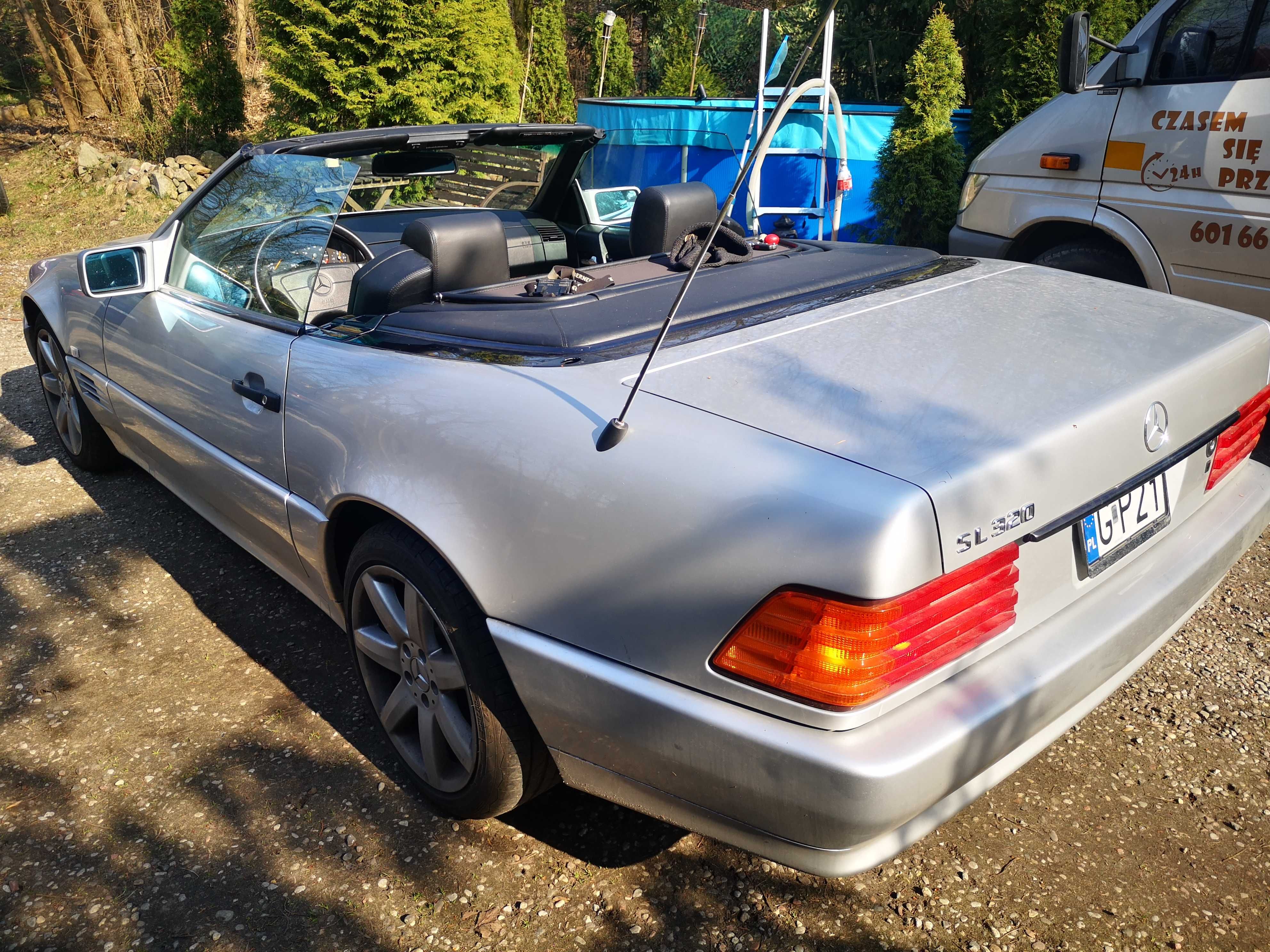 Mercedes SL 320 R129, piękny! Import Japonia, przebieg 91000!