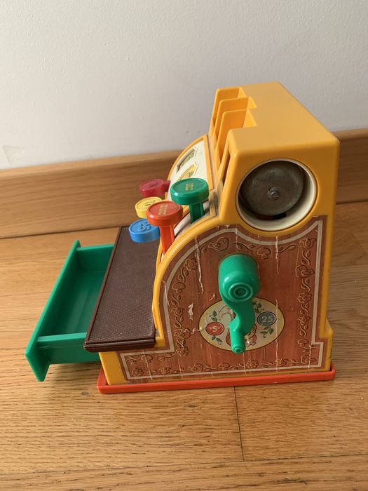 Maquina registadora Fisher-Price anos 80 (coleccionador)