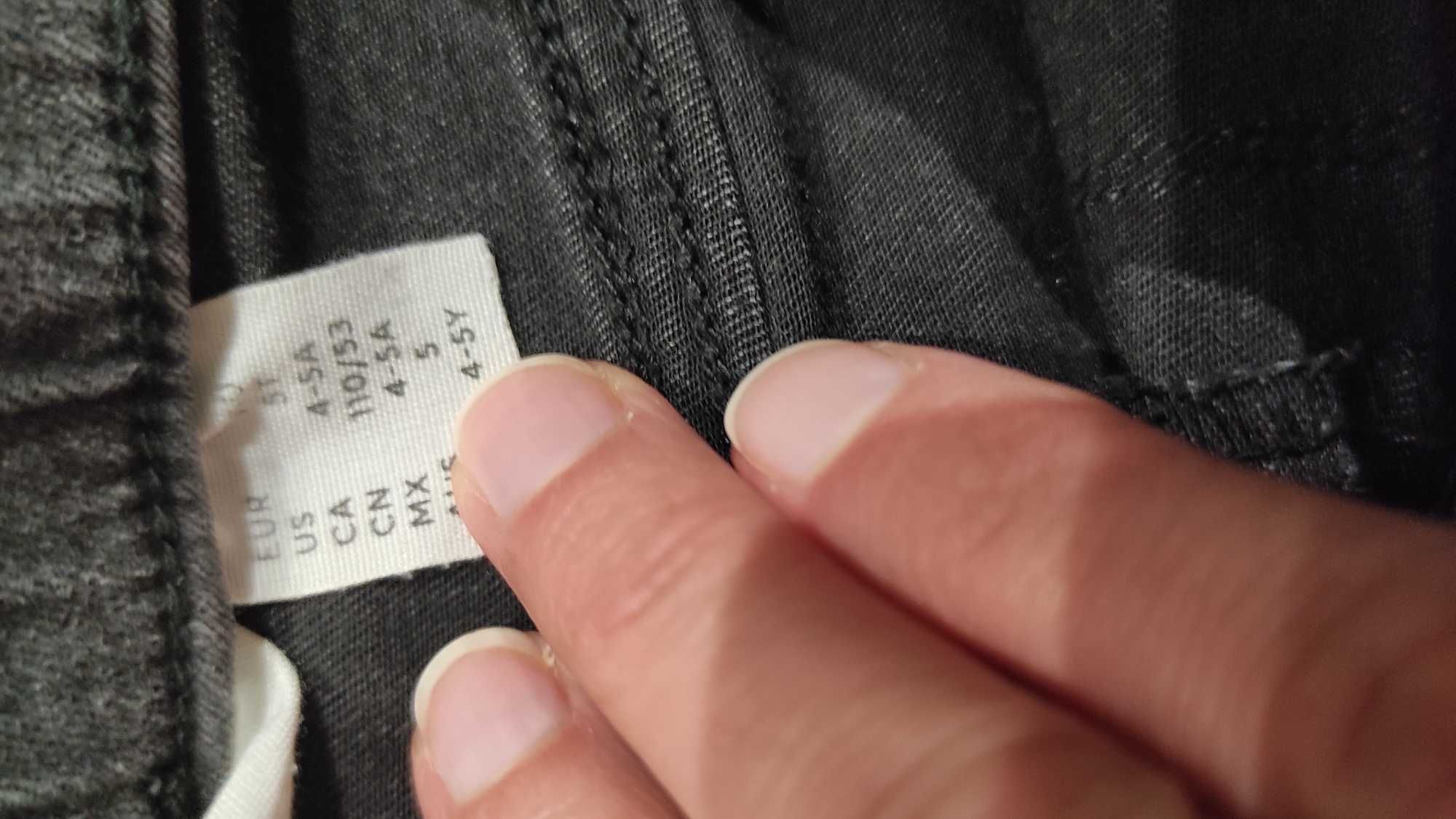 Jeggings spodnie dziewczęce H&M 110