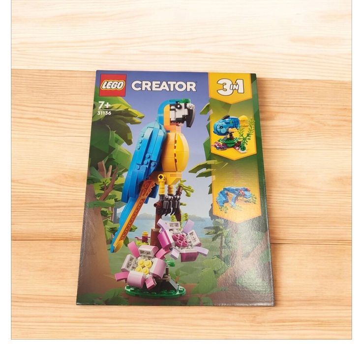 Nowy zestaw LEGO Creator Egzotyczna papuga 31136