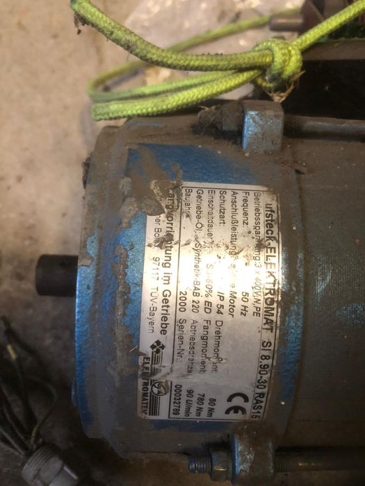 Motoreduktor sprawny