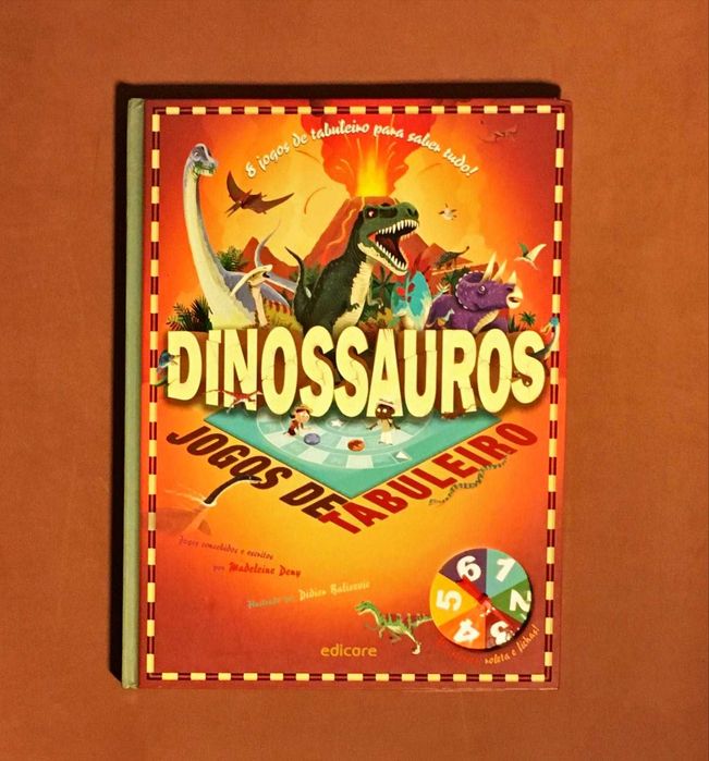 LIVRO Atividades [16€ cada] Atelier Dinossauro Letras Números Infantil