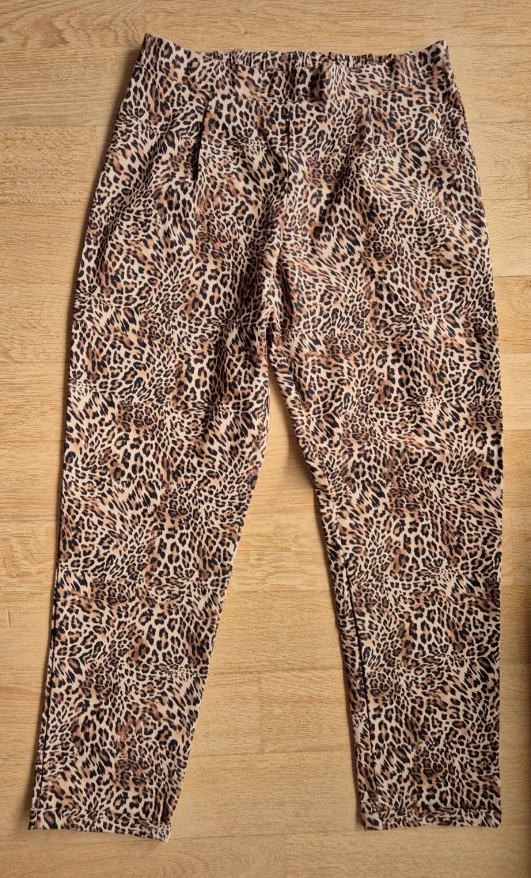 Spodnie Tezenis M wiskoza cętki panterka Animalier