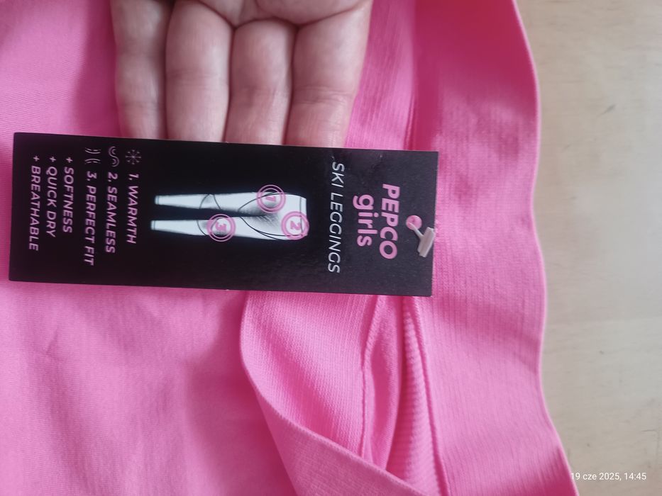 Legginsy getry termoaktywne Pepco Girls rozm. 122/128