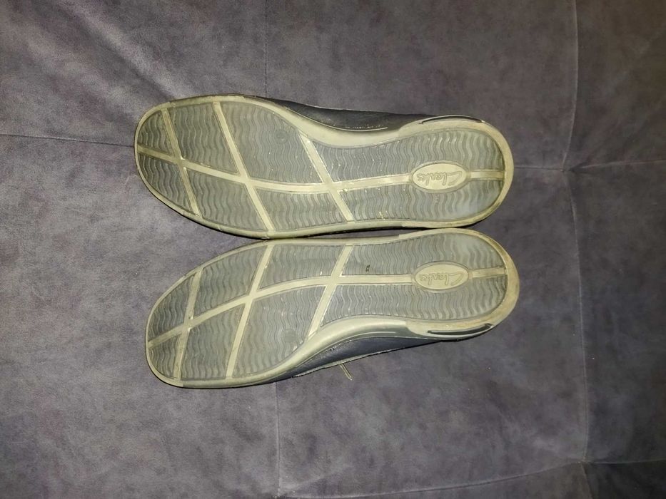 Мокасини  сліпери туфлі  Clarks Bratton Boat  р.40  темно-сині