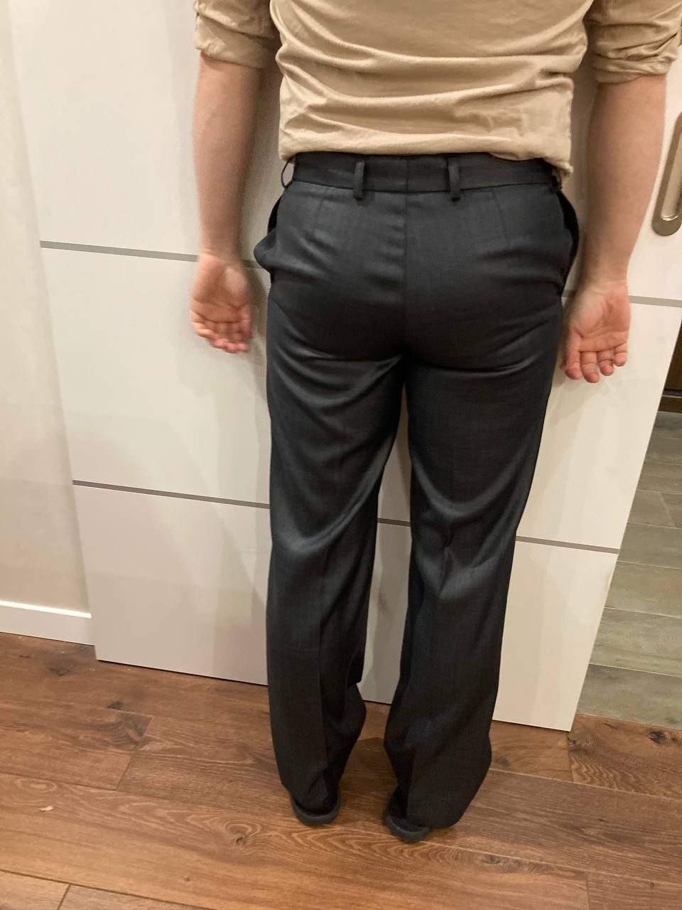 Костюм мужской пиджак брюки чёрный костюм