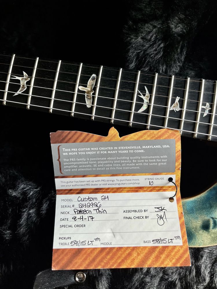 Prs custom 24 Whale Blue