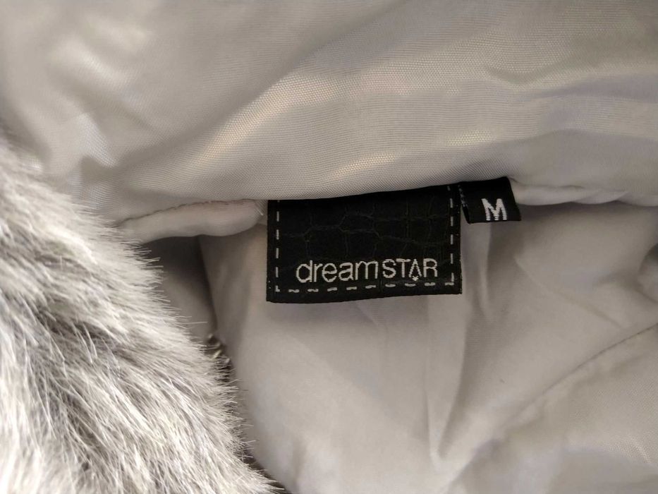 Futro kamizelka szare ekologiczne NOWE Dreamstar 38/M z Holandii