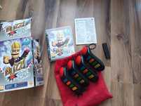 Gra Buzz Świat Quizów PS3 + Buzzery bezprzewodowe z USB pudełko box