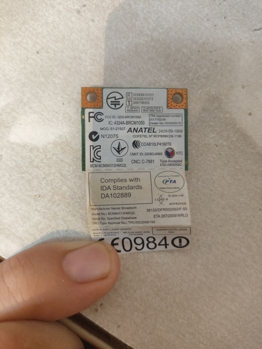 Wifi адаптер для ноутбука MINI PCi-E Broadcom BCM94113HMG2L