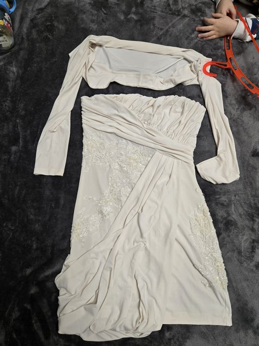 Короткое свадебное платье