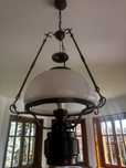 Lampa mosiężna wisząca