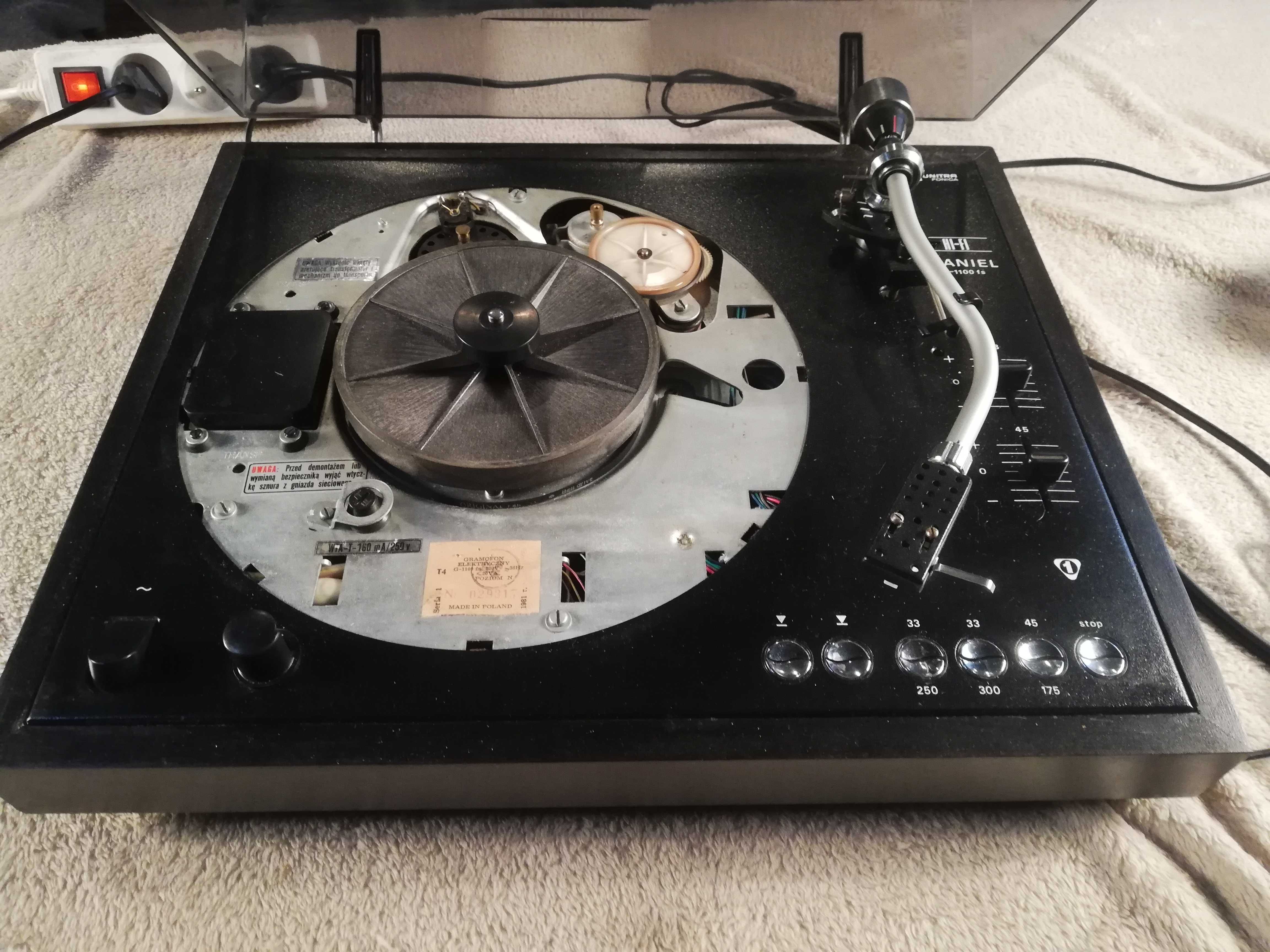 Sprzedam Gramofon Daniel  G-1100fs Hi Fi  odtwarza Maxi single  unikat