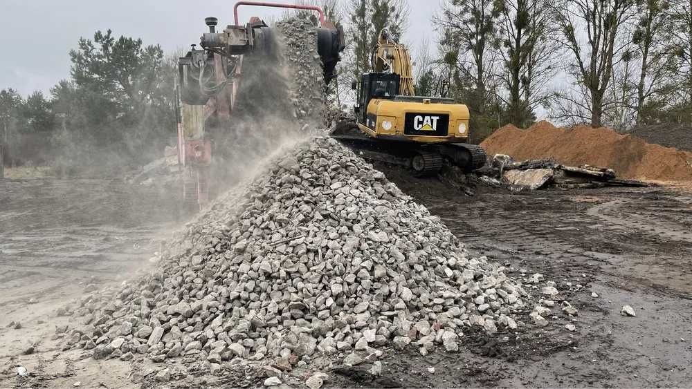 piasek, gruz, żwir, beton, ziemia, pofrez, granit, tłuczeń Tanio
