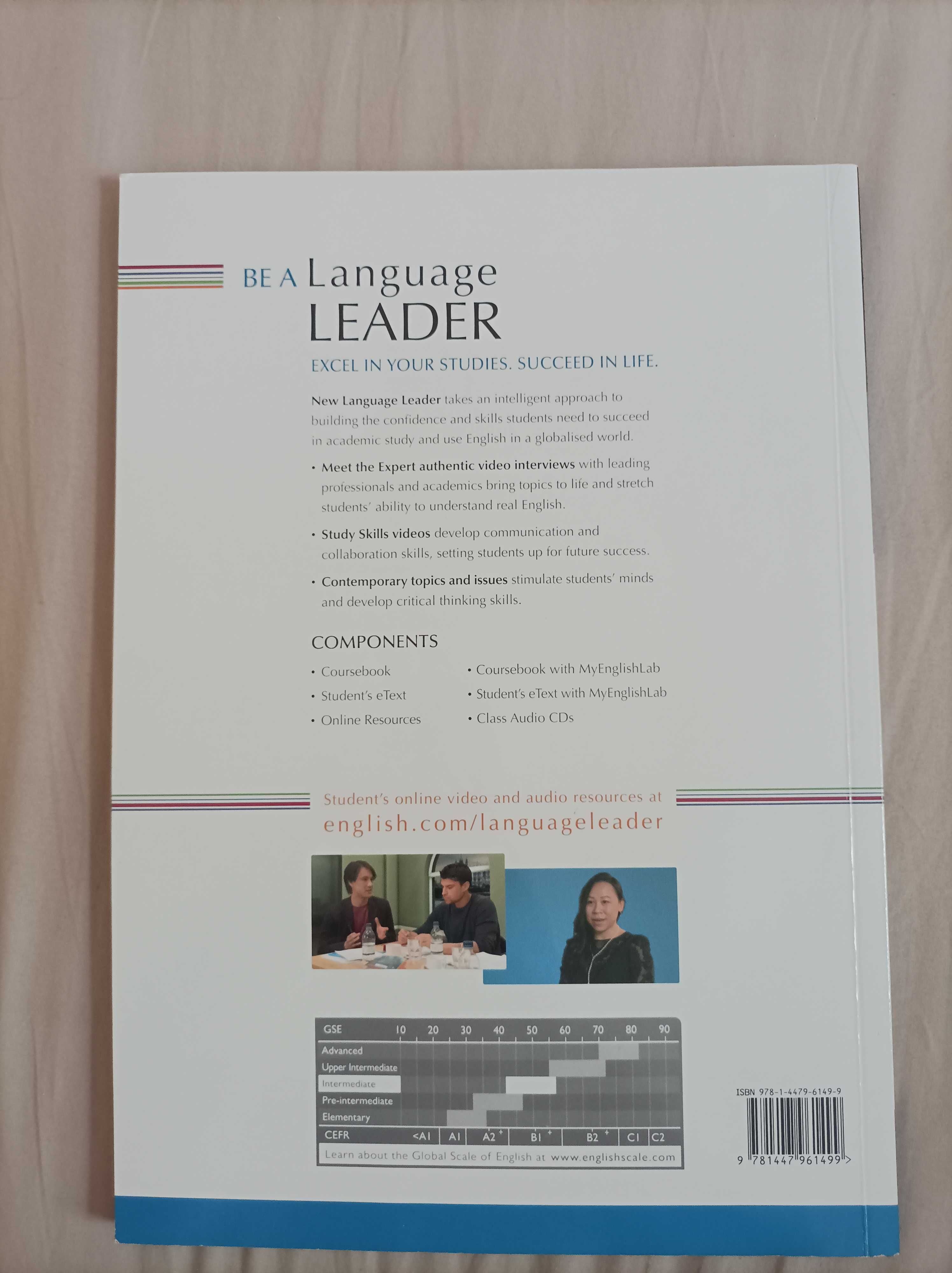 New Language Leader coursebook Intermediate w bardzo dobrym stanie