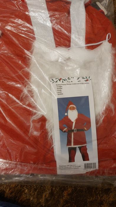 Strój Świętego Mikołaja Uniwersalny Nowy