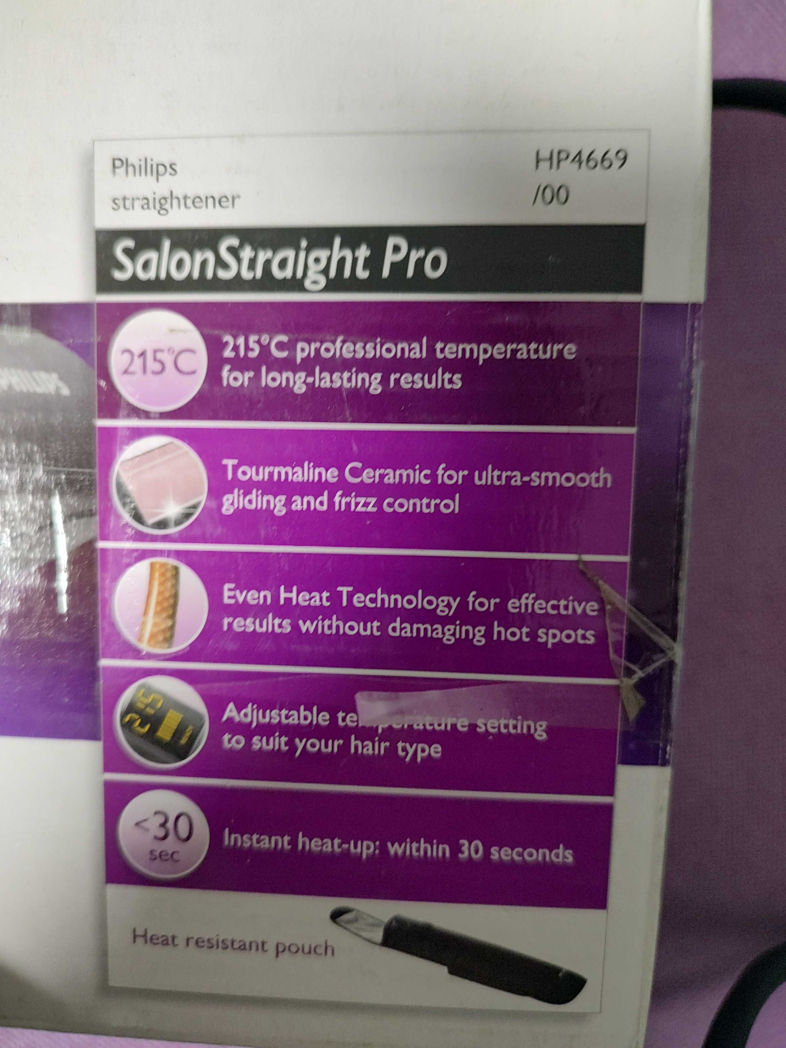 Утюжок выпрямитель волос Philips Salon Straight Pro Hp 4669/00