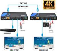 OREI 4K 60Hz HDMI приемник+передатчик через Ethernet LAN cable