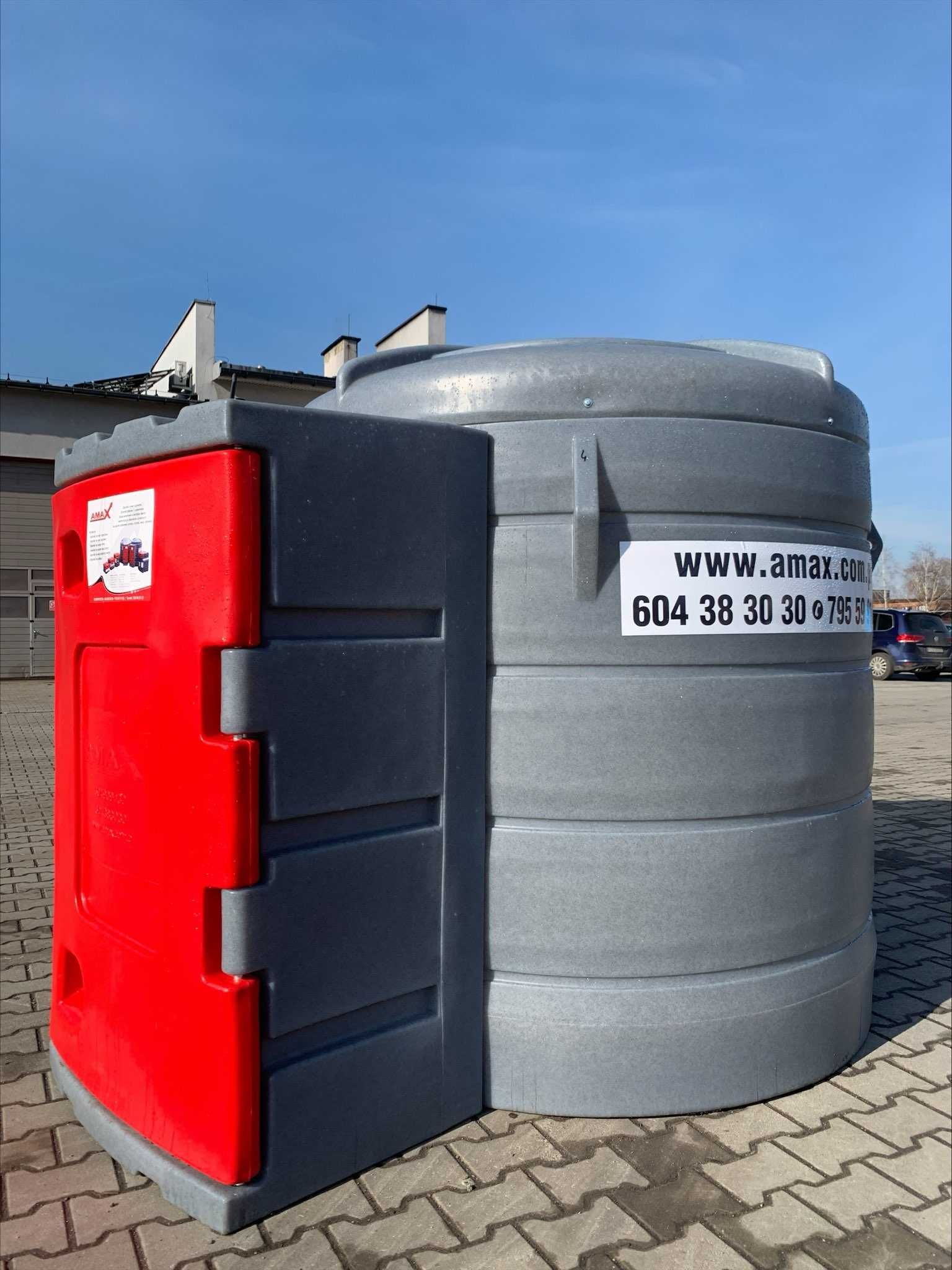 Zbiornik na paliwo 2500l z dystrybutorem - ON diesel - AMAX