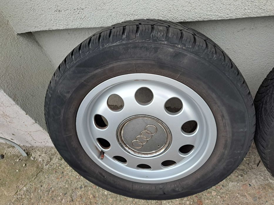 Felgi aluminiowe koła opony wielosezon Audi A3 8L 5X100 15" kpl