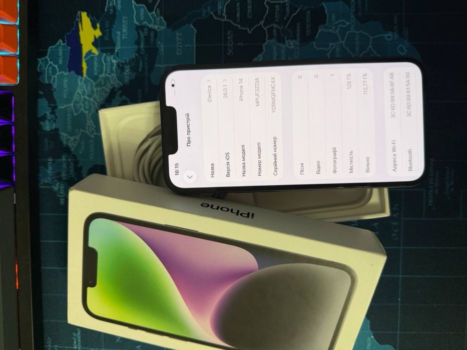 Продам Iphone 14 128-Gb в оличном состоянии