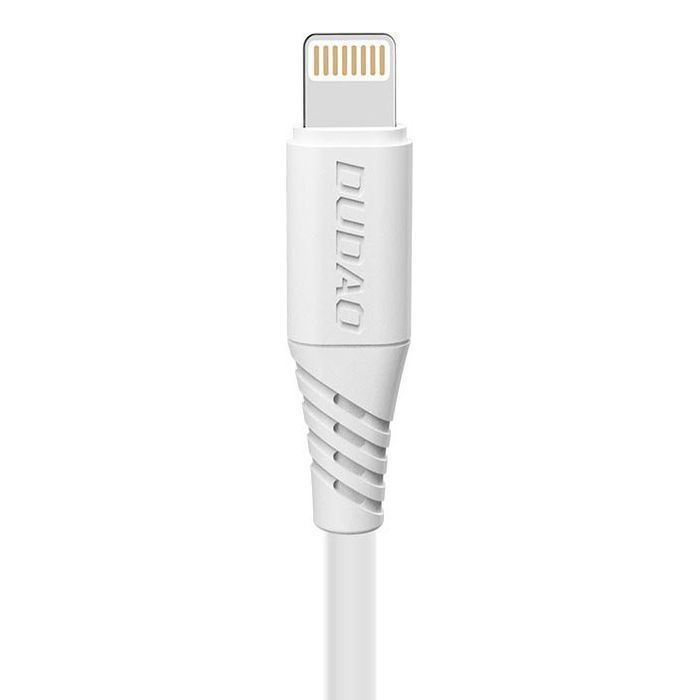 Kabel USB / Lightning Dudao 5A 2M QC3.0 Biały