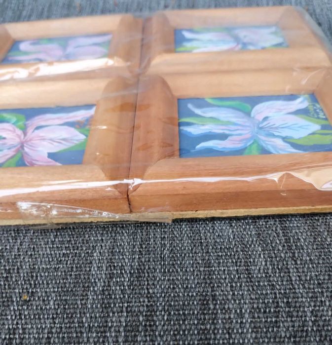 obrazki, 4 sztuki, kwiatki, irysy