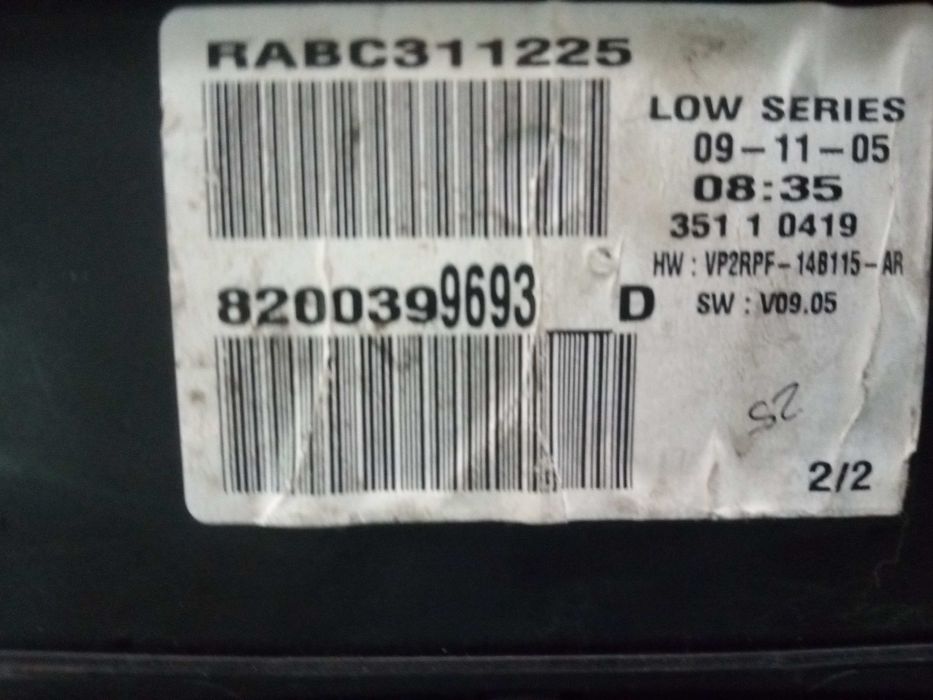 Quadrante / painel de instrumentos RENAULT Megane II (BM0/1_, CM0/1_)