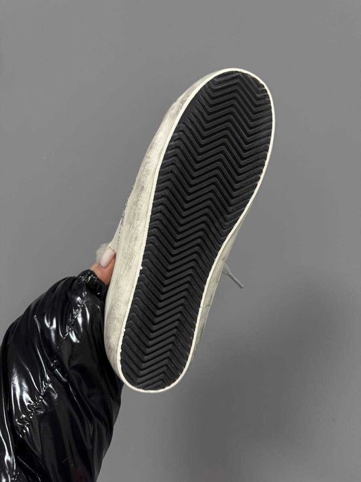 Кросівки зимові Golden Goose Ballstar Silver Star premium з хутром