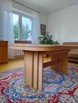 Stół rozkładany drewniany olcha