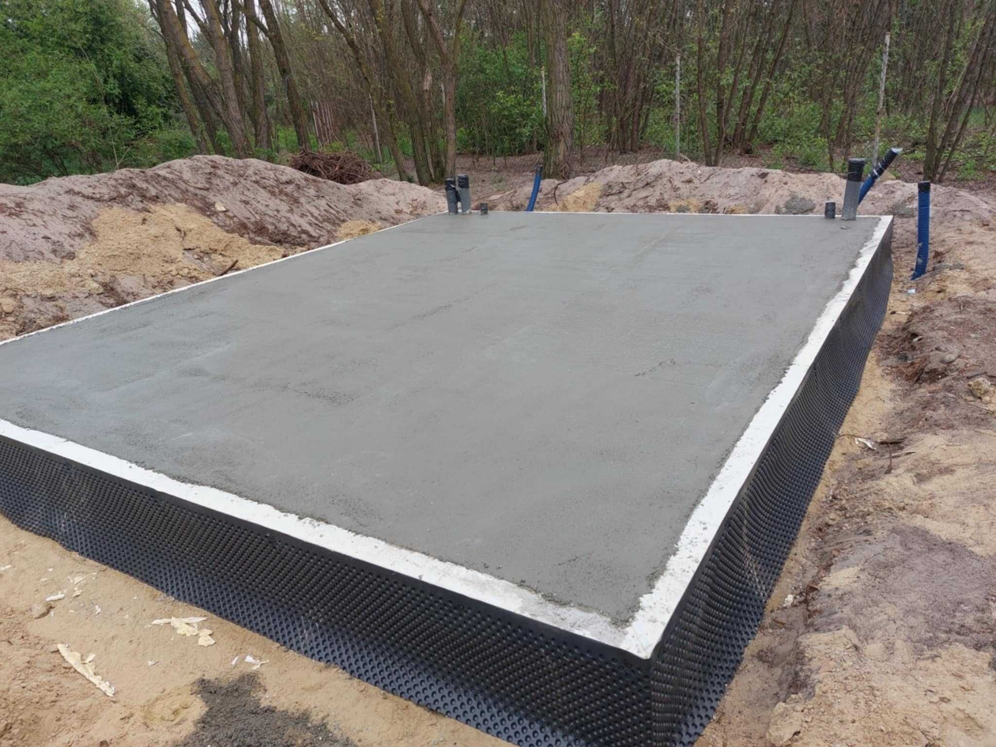 Płyty fundamentowe, posadzki betonowe, przemysłowe, tarasy, podjazdy