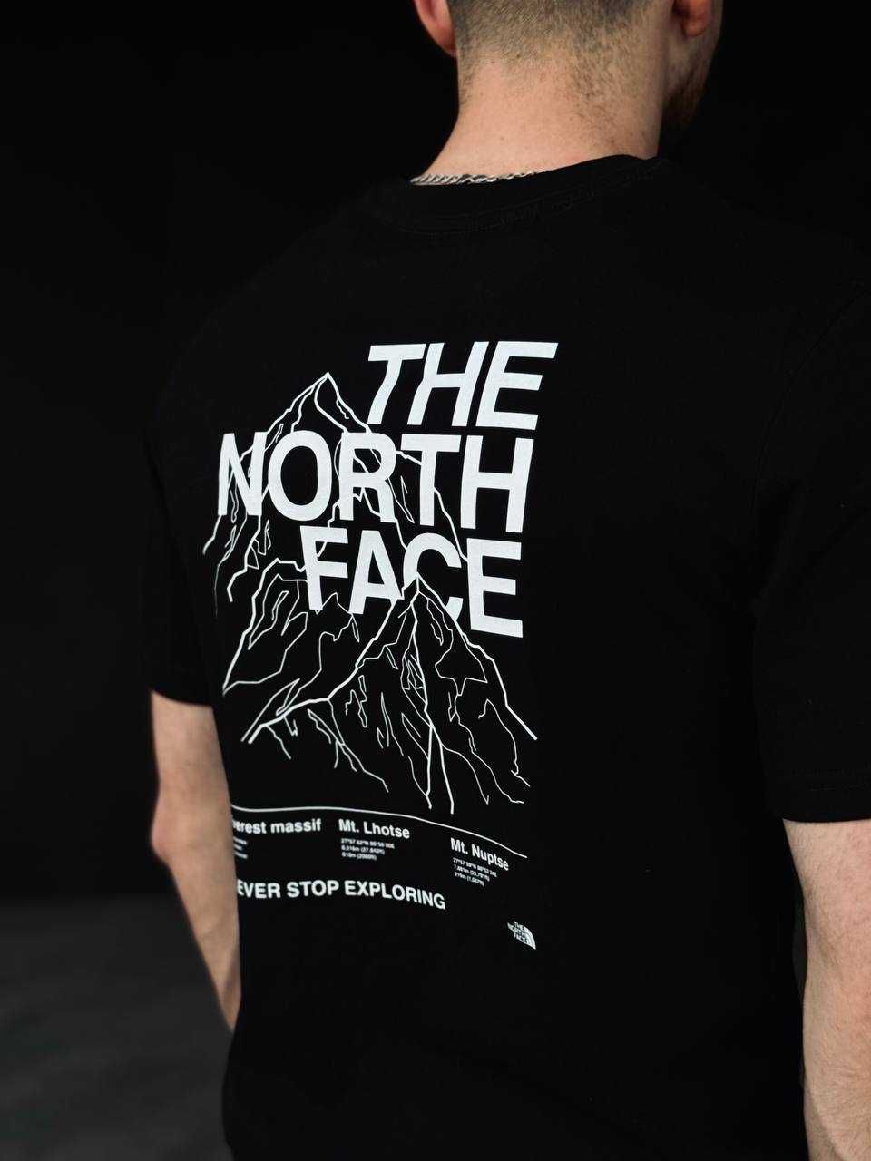 Футболки The north face біла та чорна