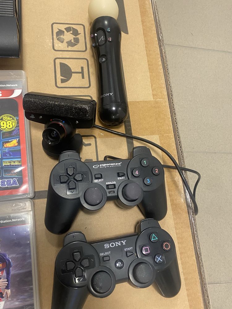 ps3 z grami i kontrolery