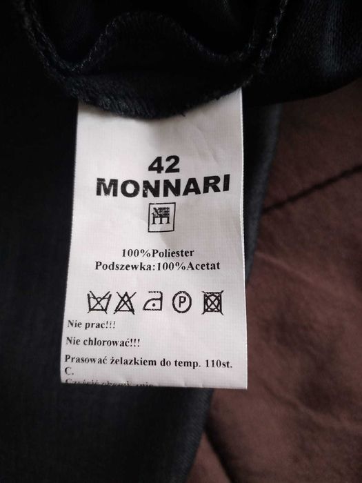 Monnari marynarka 40 + spodnie 42 grafit