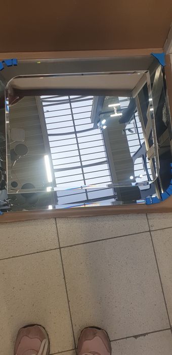 Lustro glamour  z kryształkami