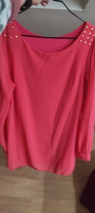 Túnica coral manga comprida