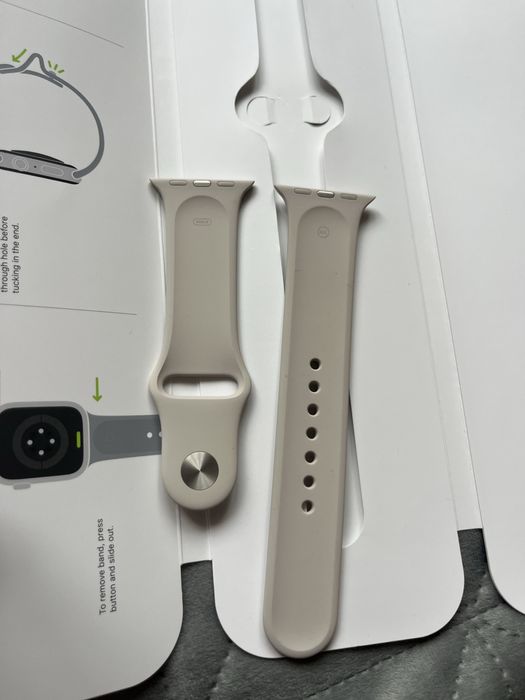 Оригінальні нові ремінці Apple Sport Band Starlight для Apple Watch