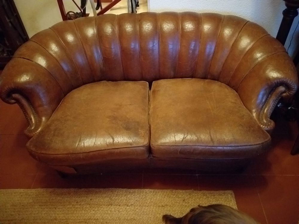 Vendo sofa em pele