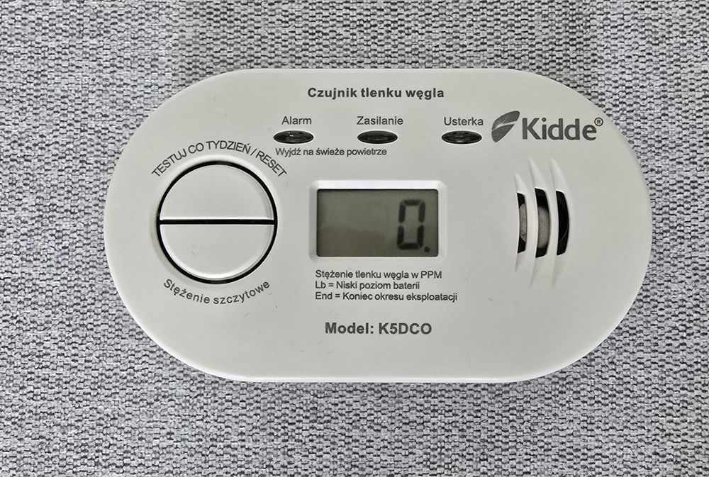 Czujnik tlenku węgla (czadu) Kinder K5DCO