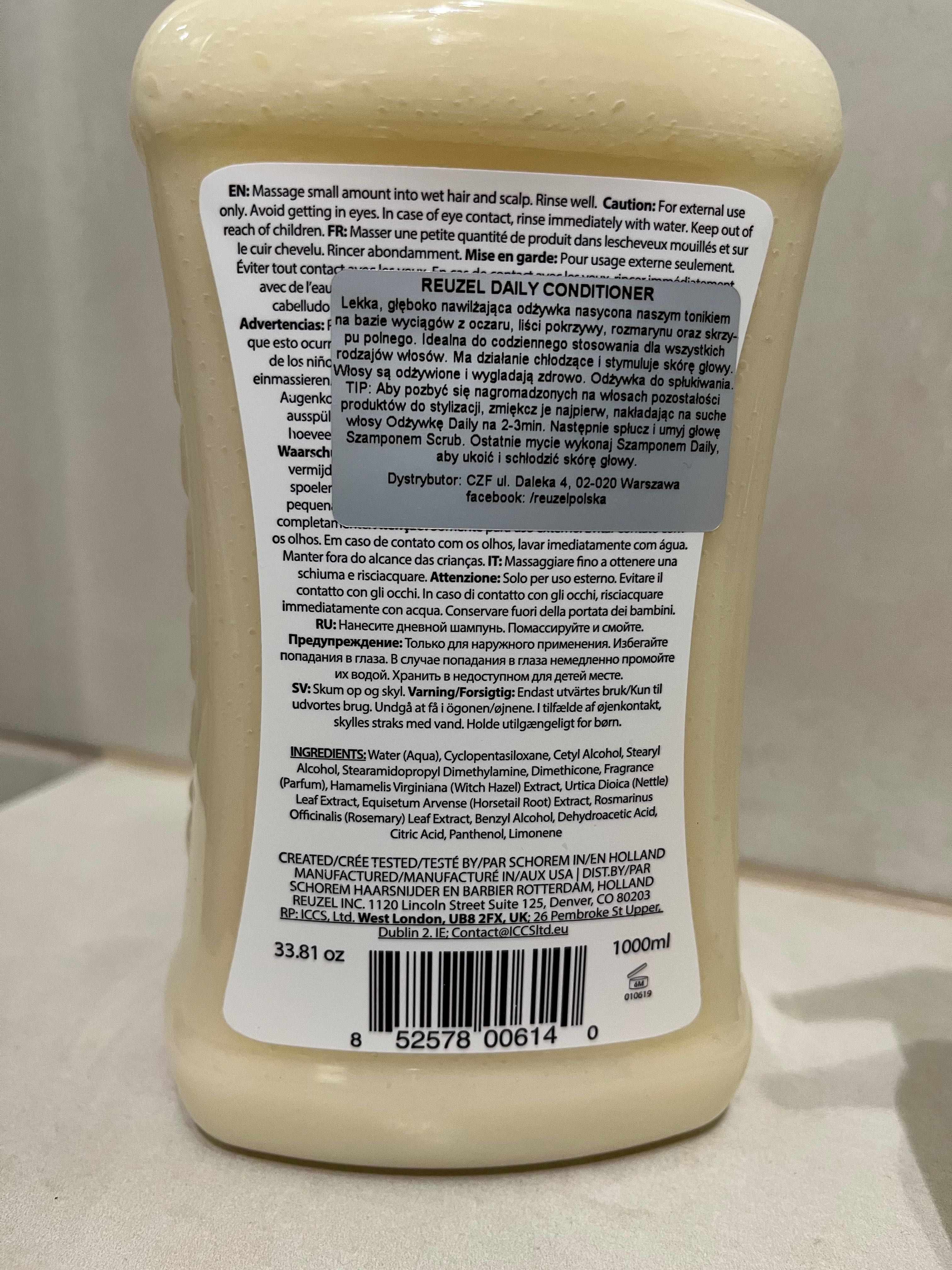 Reuzel daily conditioner nawilżająca odżywka do włosów 75 ml