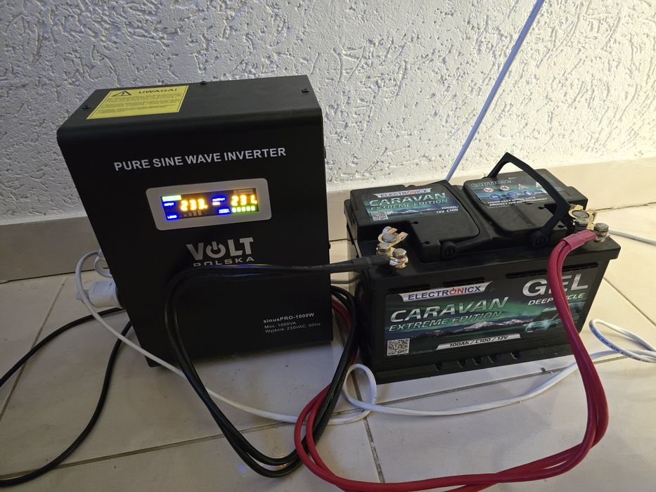 Комплект ДБЖ 1000W + АКБ 100Ah