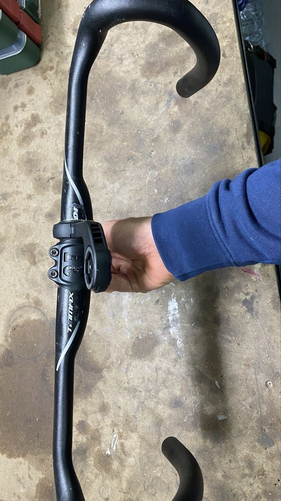 Guiador de estrada vision + avanço 3T e suporte garmin