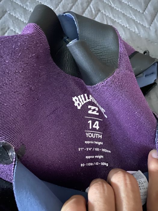 Fato Billabong 4:3 14y / S hot furnace revolution