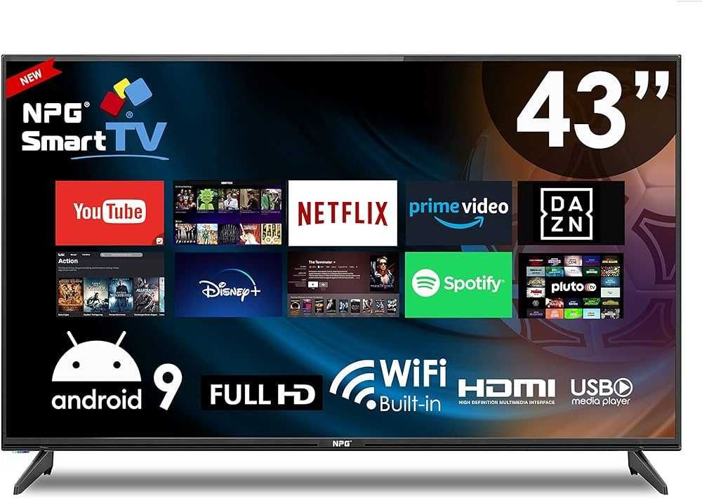 Розпродаж! Телевізор 42" NPG430L42FQ (Full HD Android TV T2/S2 Wi-Fi)