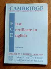 Cambridge First Cerificate in English