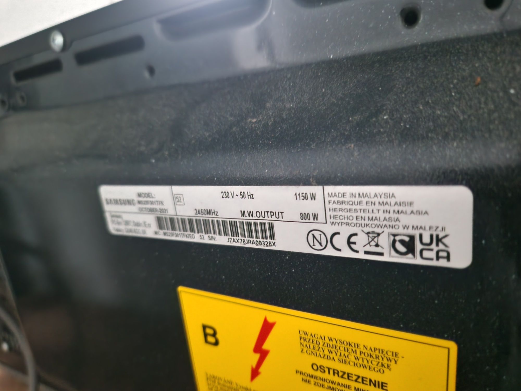 Mikrofala SAMSUNG 800W